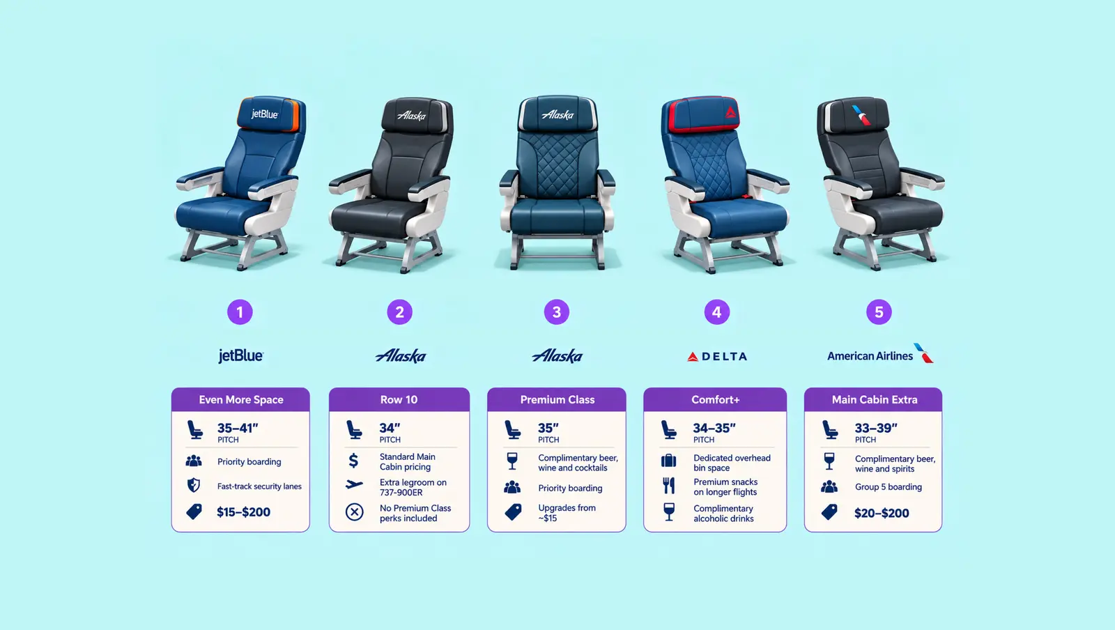 Best Extra‑Legroom Economy Seats for 2026 U.S. Holiday Flights